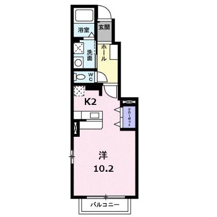 インプレスＢの物件間取画像