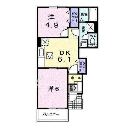 スパーブの物件間取画像