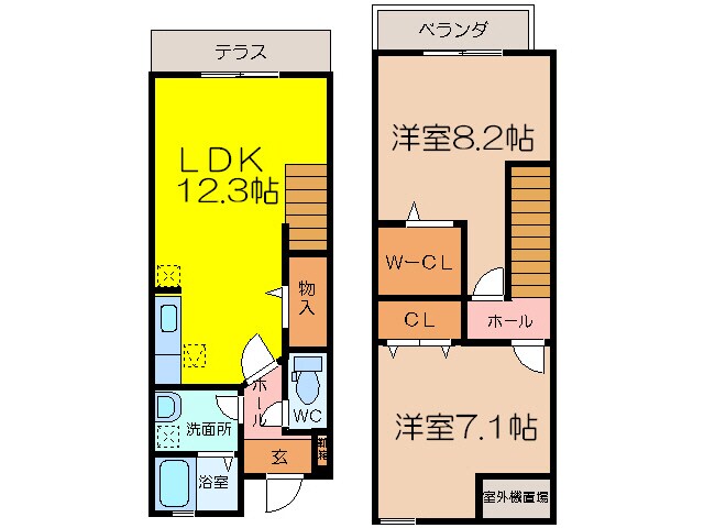 ウィステリア菜花の物件間取画像