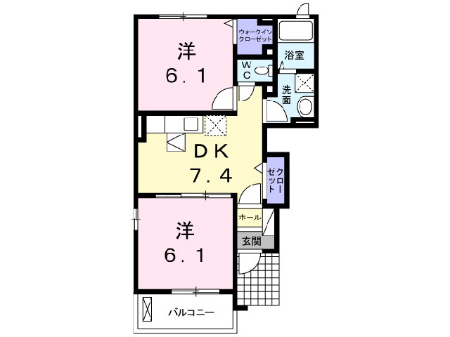 サンソレイルの物件間取画像