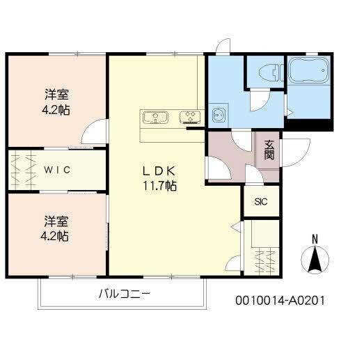ウィズＦの物件間取画像