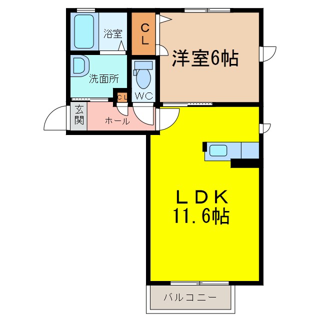 クラニッヒの物件間取画像