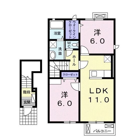 アウローラⅡの物件間取画像