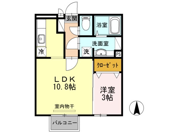 ブランドール新栄東の物件間取画像