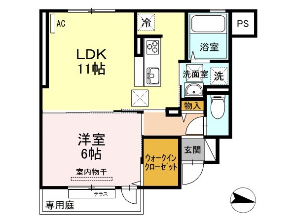 メイプル成章の物件間取画像
