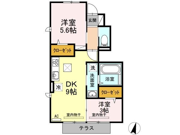 ケーズ　シャンスの物件間取画像