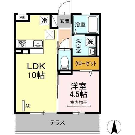 リアンジェル・Rの物件間取画像