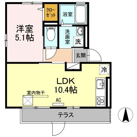 インペリアルヴィラの物件間取画像