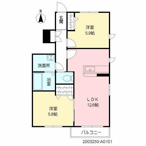 シャーメゾン新小路の物件間取画像