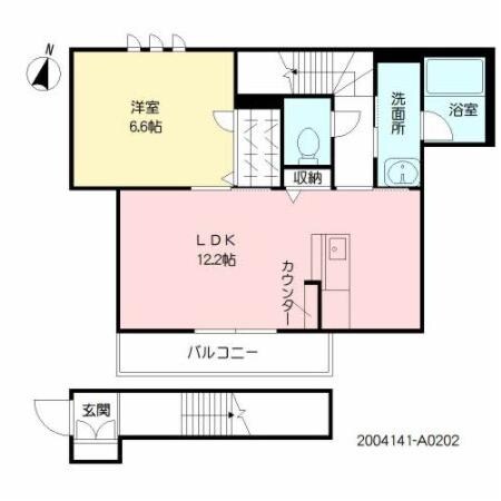 シャーメゾンＧＪの物件間取画像