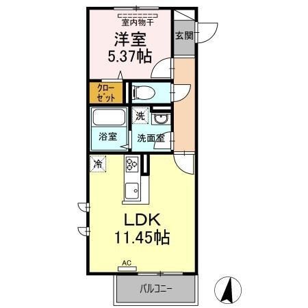 carrefourの物件間取画像