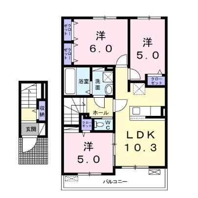 アトレ織島　Ⅰの物件間取画像