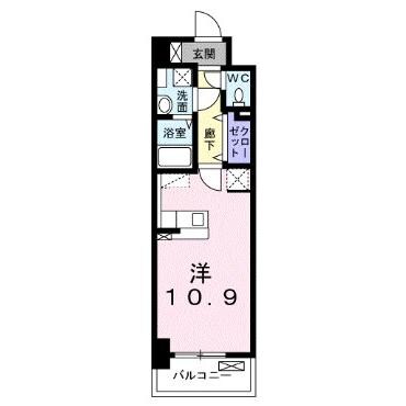 ハイド　マークスの物件間取画像