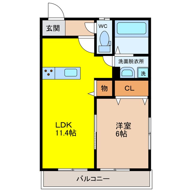 クリントブロンⅡの物件間取画像