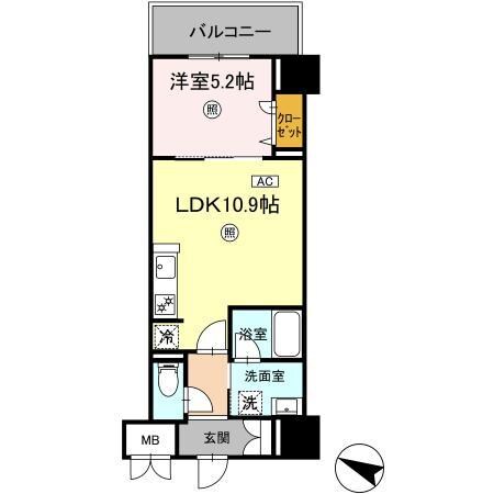 クレアティオMGHの物件間取画像
