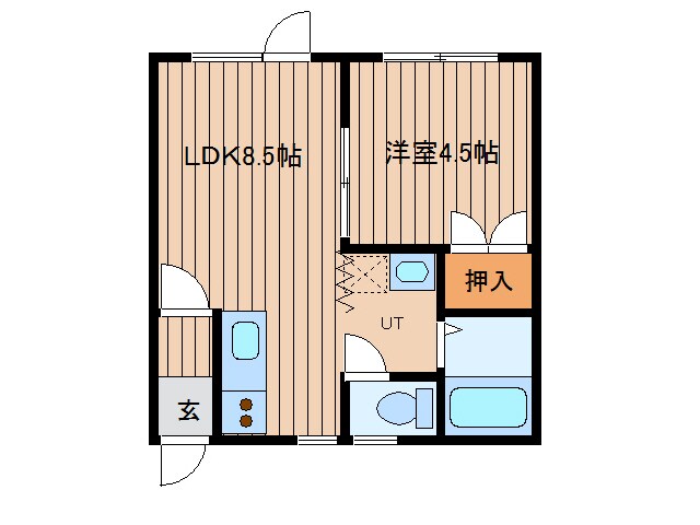 サンフロンテｨア　Ｃ棟の物件間取画像