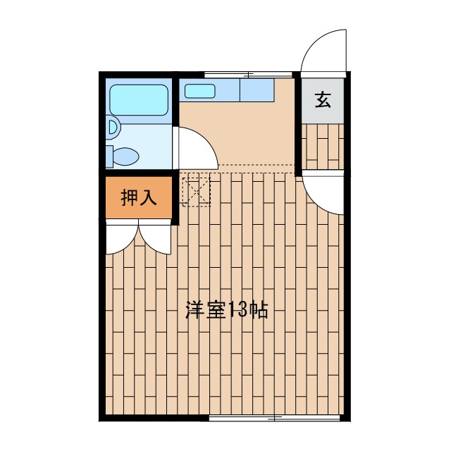 シャトレー1条の物件間取画像