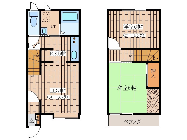 パークマンションⅩの物件間取画像