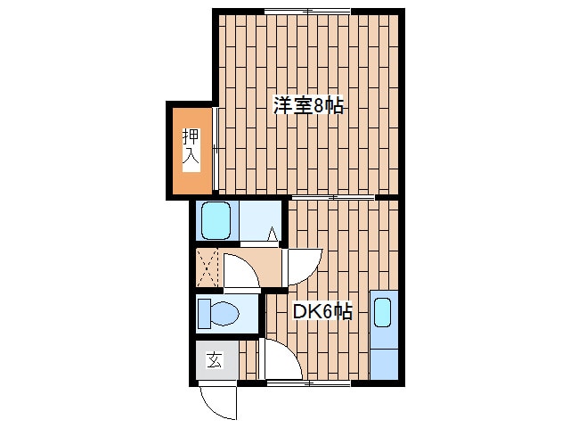 マイルームイレブンの物件間取画像