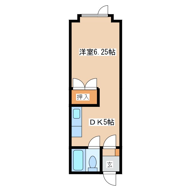 コーポＡＲＡＩの物件間取画像