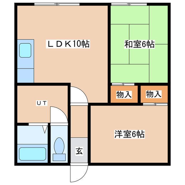 北新ハイツの物件間取画像