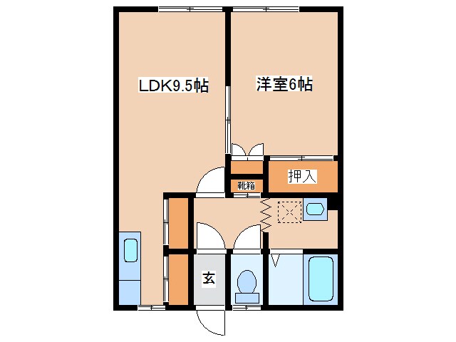 シティハウスⅢの物件間取画像