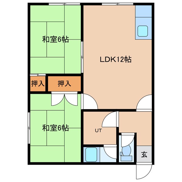 ヒルズ6.12の物件間取画像