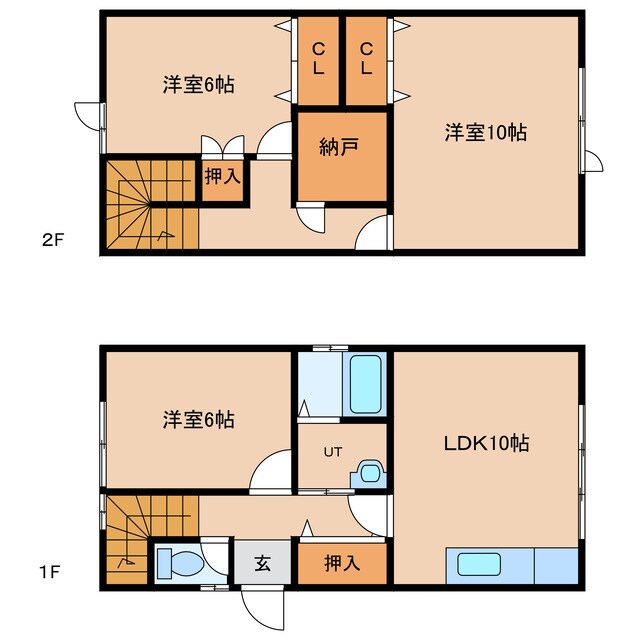 カームハイツの物件間取画像