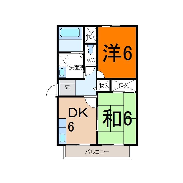 ステイブル塚ノ町の物件間取画像