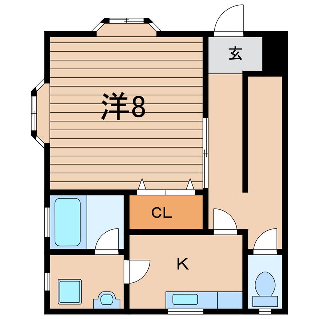 相馬駅 徒歩19分 1階の物件間取画像