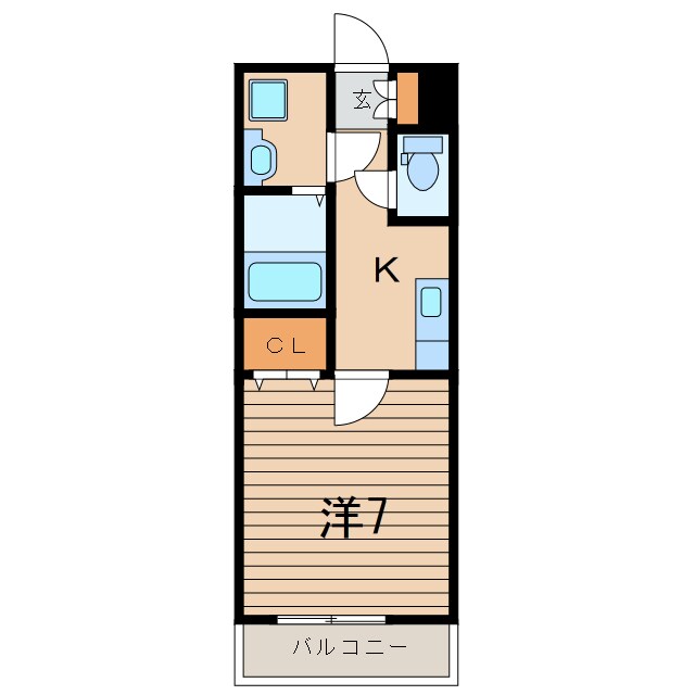 駒ケ嶺駅 徒歩31分 1階の物件間取画像