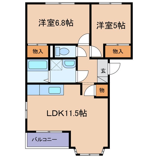 グリーンステージの物件間取画像
