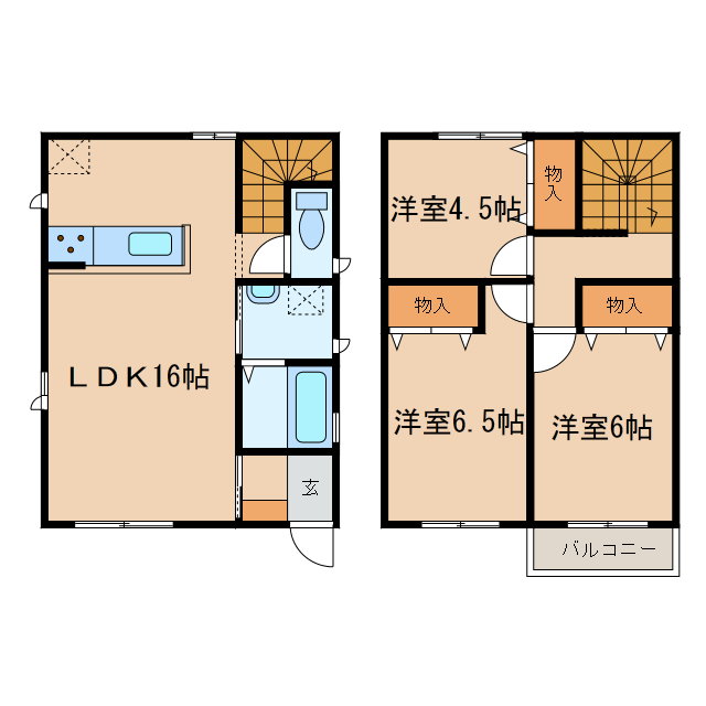 ベルクⅡの物件間取画像