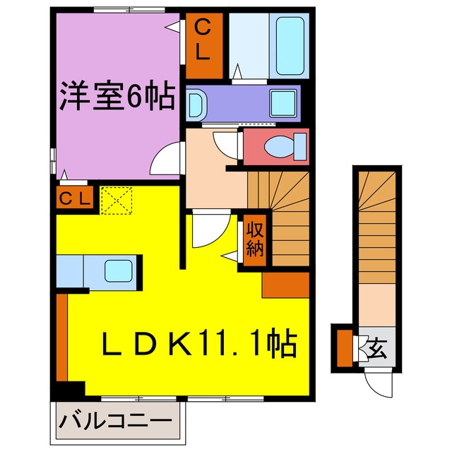 ファイン　コルソⅠの物件間取画像