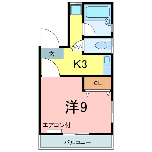 アップタウン参番館の物件間取画像