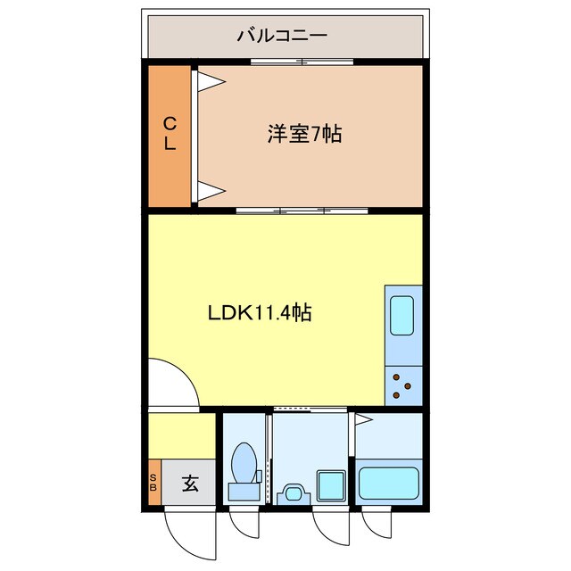 マンションEX　XⅡの物件間取画像