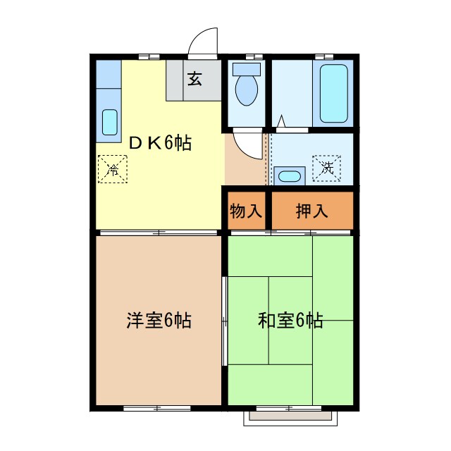 エンパレスV17の物件間取画像