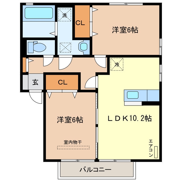 ★SKY COURT 「スカイコート」の物件間取画像