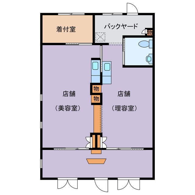 借宿町貸店舗・貸家HMの物件間取画像