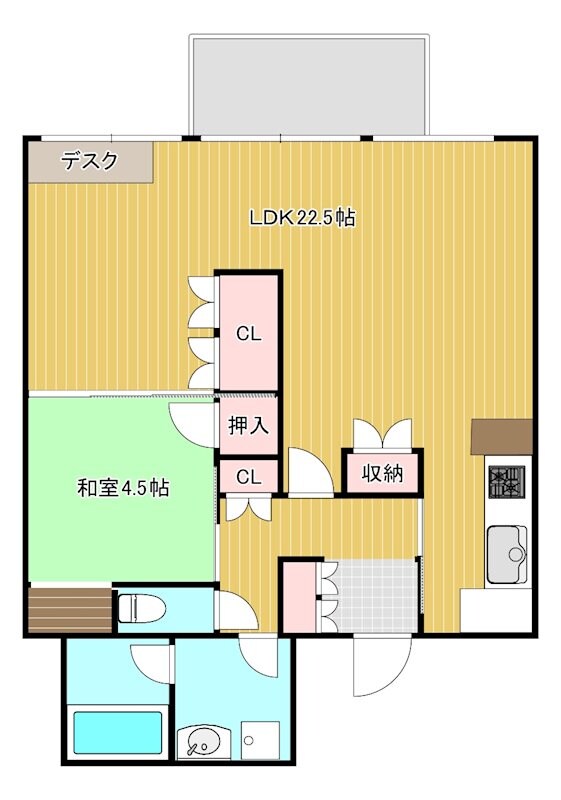 リバーサイド新潟の物件間取画像