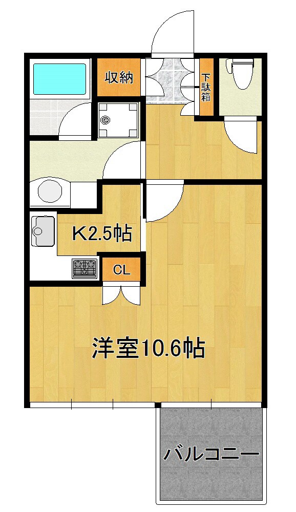 リバーサイド新潟の物件間取画像