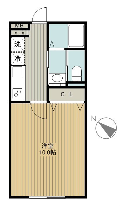 BUENA関屋大川前の物件間取画像