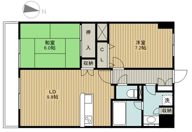 トゥールドゥソレイユの物件間取画像