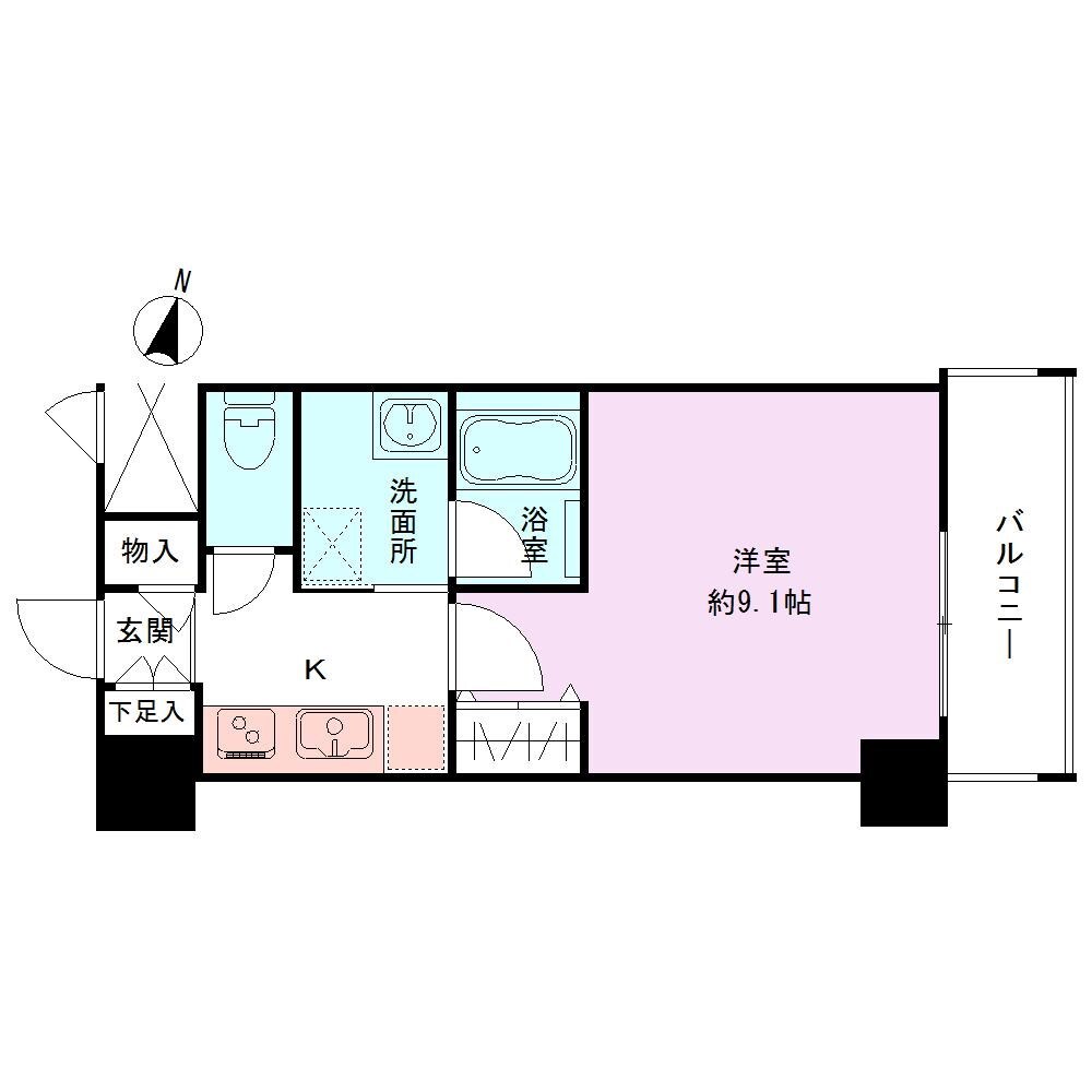 BUENA東幸町の物件間取画像