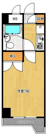 リバティープラザ天神尾の物件間取画像