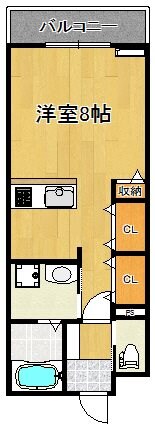 アストライア女池神明の物件間取画像