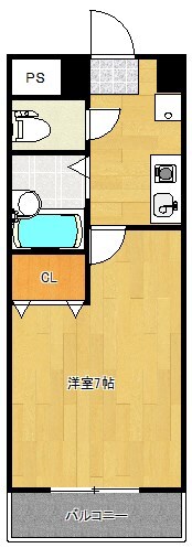 ウォーターフロント礎町の物件間取画像