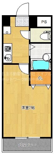 ウォーターフロント礎町の物件間取画像