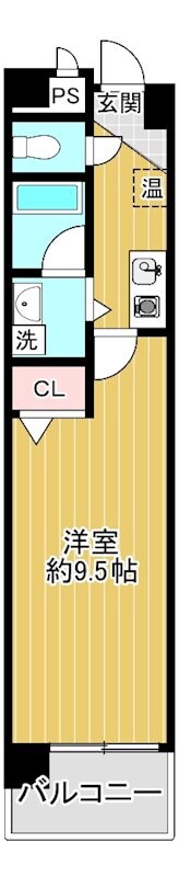 フェリシア東中通の物件間取画像