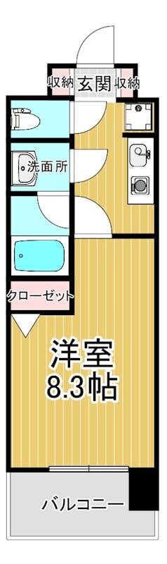 BUENA東大通の物件間取画像